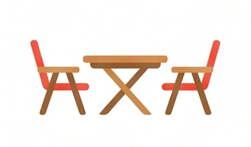 Table and chair set